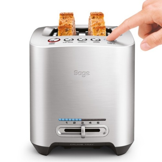The Smart Toast™ 2-Slice Toaster έξυπνη φρυγανιέρα με μοναδικές λειτουργίες