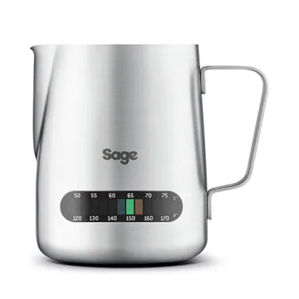 Κανάτα - Γαλατιέρα για αφρόγαλα από μηχανή καφέ espresso Sage με ενσωματωμένο θερμόμετρο